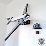 Adjustable Wall Mount Set for LEGO Icons (11378) Douglas DC-3 PAN AM Airliner