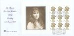 Queen Mother 100th Booklet Pane 1st GB Stuart FDC Windsor 2000 (147836)