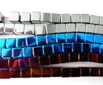 UKcheapest-15.5'' purple blue silver gold Hematite bead cube 3 4 6 8mm gemstone 