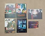 MANSUN PROMO POSTCARDS x 6 (1998-2001)
