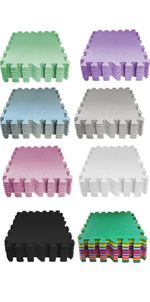 8pc 30.5 x 30.5 x 1cm Interlocking Eva Foam Mat Play Baby Crawl Soft Toy Area