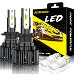 SUPER H7 CSP LED Headlight Bulbs for Honda CBR 600F 600RR 900RR 1000RR 1100XX