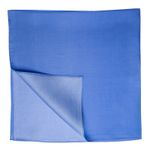 Silk Scarf Wrap Blue Twill Silk 70x70cm