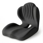 2-in-1 Ergonomic Back and Seat Cushion with Lumbar Support Tailbone Pain Relief