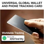 Wireless Charging Tracking Card Wallet GPS Locator Smart Mini Tag for iPhone