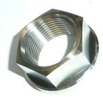 SUZUKI GSXR1000 2001-2026 TITANIUM REAR AXLE FLANGED NUT M25X1.5 RACE SPEC GR5