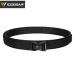 IDOGEAR Tactical 1.5" Belt with Lock Quick-Release Buckle Waist Belt Seatbelt BK