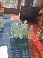 8 Vintage Bottles From Grimsby 5 Are Codd Bottles
