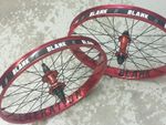 PAIR Blank Generation XL 20" BMX Alloy Wheels (Sealed) 9 Tooth Sprocket NEW Red