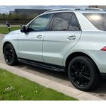 ALUMINIUM BLACK SIDE STEPS RUNNING BOARDS FOR MERCEDES ML GLE W166 2012-2019