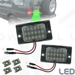 LED Rear Number plate light Kit for Land Rover Discovery 1+2 licence lamp bulb