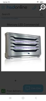 Mercury LED Commercial Glueboard Electric Fly Killer 9-3-592