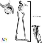 Serra Emasculator Vet Castration Tool 14" With Ratchet Steel Clamp Modified