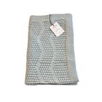 Tu sainsburys Baby Blue Organic Cotton Baby Blanket 90cm x 66cm New with Tags 