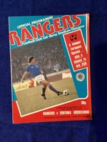 Rangers v Fortuna Düsseldorf Programme 19.9.1979 ECWC