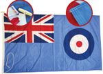 RAF Ensign Flag 5ft x 3ft 150gsm Polyester Outdoor Heavy Rope and Toggle NWFlags
