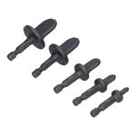 5x Tube Expander Set 1/4in Hex Handle High Pipe Swaging Bits For Air Conditione