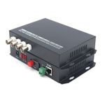 4CH Video Ethernet to Fiber optic media converters FC-Transmitter and Receiver