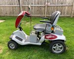 Monarch Mobility Mantis 4-Wheel Scooter w/ Charger Red/Grey