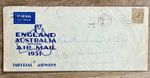 1931 FIRST FLIGHT COVER LONDON - KUALA LUMPUR IMPERIAL AIRWAYS SINGAPORE ARRIVAL