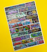 Model Railway OO GAUGE scale Graffiti Wall Art pre cut stickers!
