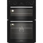 Indesit DII 10D B Built In 59cm Electric Double Oven Black A/A