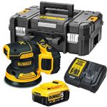 Dewalt DCW210P2 18v XR Brushless 125mm Random Orbital Sander 2X 5.0ah Batteries