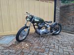 triumph t120 bonneville hardtail bobber