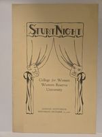 Stunt Night College for Women Western Reserve University Masonic Auditorium 1926