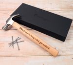 Personalised Custom Hammer + Gift Box | Design A Truly Unique Present | Engraved