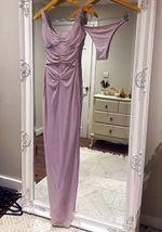 misstress rocks XS lilac Chiffon Sleeveless Maxi Dress Regular