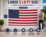 U.S.A. FLAG GIANT 8 X 5 AMERICA AMERICAN UNITED STATES