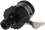 Tap Connector Adapter Mixer Clamp Garden Kitchen Hose Pipe 15-22mm Fit Universal