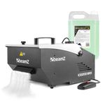 Beamz ICE1200 DJ Low Fog Machine Dry Ice Effect Smoke & 5L Fog Liquid UK Stock