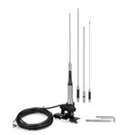 Bingfu 62" Mobile Ham Radio Antenna VHF UHF Dual Band 144 430MHz Lip Mount PL259