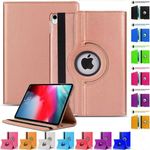 For Apple iPad 8th Generation 10.2” (2020) 360 Rotating Leather Smart Case Cover