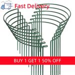 8-16X Round Metal Plant Supports Stake For Peonies Hydrangea Strong Metal Garden