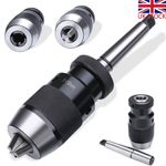 1-16mm Self-Tighten Keyless Lathe Drill Chuck MT2-B16 Taper Arbor for Lathe MK2