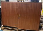 1960s/70s teak Museum cabinet