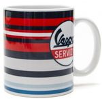 Vespa Multi Colour Servizio Ceramic Mug New 606764M004