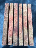 AMBOYNA BURL turning spindle / cue blanks / handles 300-460 x 38-40 x 38-40mm
