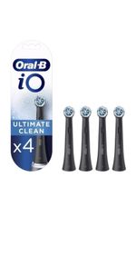 Oral-B iO Ultimate Clean Replacement Brush Heads x4 Black | Fast And Free