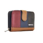 Womens Purse Real Leather RFID Card Holder Coin Pocket Ladies Wallet Zip Around