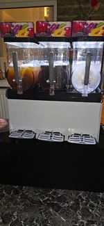 Commercial 3 Bowl Frozen Drink Slush Beverage Dispenser Machine