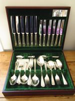 Butler Cavendish Collection Beaded Silver Plated EPNS A1 44 Piece