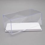 1:64 Acrylic Display Case Clear Dustproof Storage Box for Diecast Model Cars