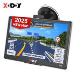 XGODY 7'' Car & Truck GPS Sat Nav Speedcam UK & EU Lifetime Free Maps POIs 2026