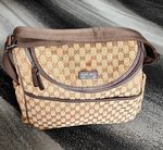 Gucci GG Supreme Monogram Canvas Baby Diaper Bag with mat 123326 #