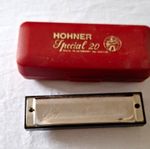 HOHNER Special 20 Diatonic Harmonica Key of C 560/20 Silver w/ Case