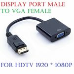 HD Display Port DP Male to VGA Female Adapter Converter Cable Lead DisplayPort